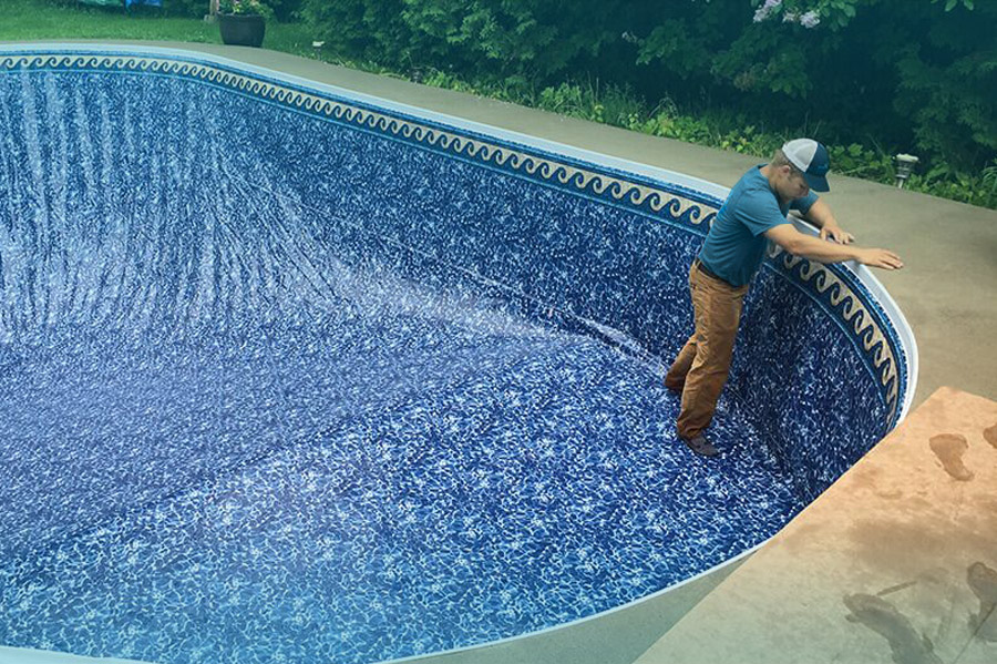 Rénovation toile de piscines - liner pour piscine